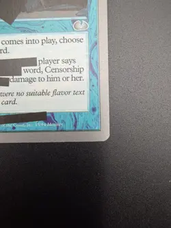 MTG; #15 Censorship; Unglued; Magic the Gathering; LP - Image 4