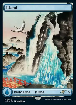 [1x] Island (1400) Near Mint, English Secret Lair MTG Magic - Image 1