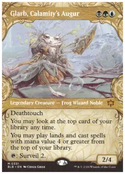 MTG Magic the Gathering Glarb, Calamity's Augur (331/427) Bloomburrow - Image 1
