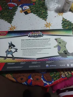Pokemon Prismatic Evolutions Lucario & Tyranitar ex Premium Collection Brand NEW - Image 2