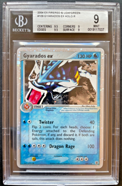 Pokemon Gyarados EX Holo Rare EX Fire Red & Leaf Green 109/112 2004 BGS Mint 9 - Image 1