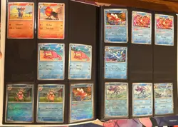 Pokemon TCG Bulk Lot Prismatic Evolutions Pike Balls, Holos, Reverses And Binder - Image 4