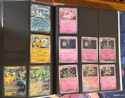 Pokemon TCG Bulk Lot Prismatic Evolutions Pike Balls, Holos, Reverses And Binder - Image 5