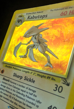 Pokemon TCG: Kabutops 9/62 Fossil WoTC Holo Rare LP - Image 3