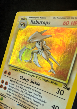 Pokemon TCG: Kabutops 9/62 Fossil WoTC Holo Rare LP - Image 4