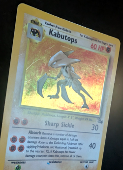 Pokemon TCG: Kabutops 9/62 Fossil WoTC Holo Rare LP - Image 5
