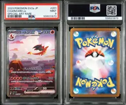 Pokemon Charizard ex 201/165 PSA 9 Mint Japanese 151 Special Art Rare FA SV2a - Image 3
