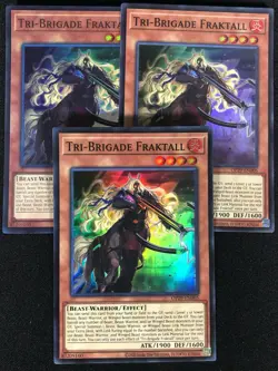 Yugioh Tri-Brigade Fraktall OP29-EN005 Super x3 (NM) - Image 1