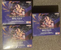 One Piece OP14 EB04 The Azure Sea’s Seven Booster Box New Sealed English TRUSTED - Image 1