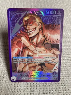 2025 One Piece -#OP14-060- Donquixote Doflamingo - The Azure Sea’s Seven - Image 1