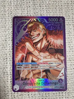 2025 One Piece -#OP14-060- Donquixote Doflamingo - The Azure Sea’s Seven - Image 5
