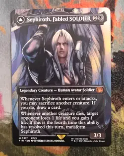 Sephiroth, Fabled Soldier (borderless) (317) M/NM Magic MTG Final Fantasy - Image 1