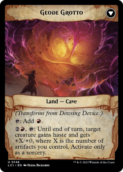 Dowsing Device // Geode Grotto [The Lost Caverns of Ixalan] Foil Near Mint - Image 2