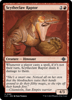 Scytheclaw Raptor [The Lost Caverns of Ixalan] Foil Near Mint - Image 1