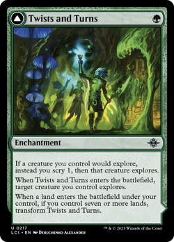 Twists and Turns // Mycoid Maze [The Lost Caverns of Ixalan] Foil Near Mint - Image 1
