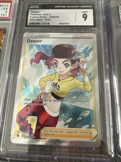 Pokemon Graded Lot Of 7 Japanese & English PSA CGC Slabs And Tag Team,Charizard - Image 5