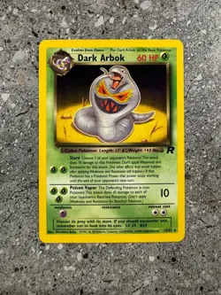 Pokemon TCG Cards Dark Arbok 19/82 Team Rocket Rare NM - Image 1