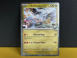 N's Reshiram 116/159 Cosmos Holo Play! Stamp Prize Pack Series 8 Pokemon TCG NM - Image 1