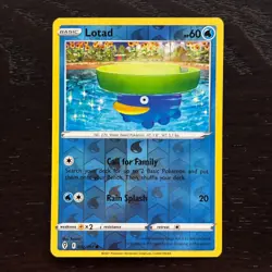 Lotad 032/203 Pokemon Evolving Skies Sword & Shield Reverse Holo Common Card NM - Image 1