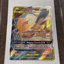 Eevee & Snorlax GX SM169 Promo Pokemon Card - Image 1