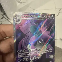 Team Rockets Nidoking EX 216/182 Destined Rivals Ultra Rare Full Art Pokemon NM - Image 4