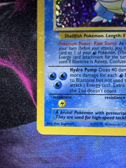 Pokemon TCG Blastoise 2/102 25th anniversary celebrations - Image 3