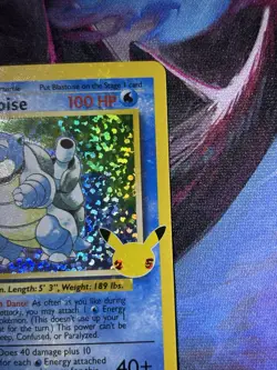 Pokemon TCG Blastoise 2/102 25th anniversary celebrations - Image 5