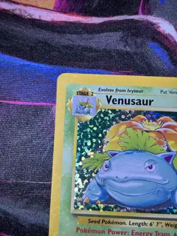 Pokemon TCG Venusaur 015/102 Base Set 25th Anniversary celebrations Holo Rare - Image 4