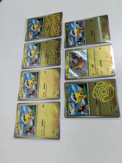 Pokemon Card 2025 S-Chinese Captain Pikachu CBB1C PTCG gem set total 7/cards-TJ - Image 3