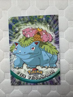1999 Topps Chrome Pokemon Series 1 #03 Venusaur Base Card Excellent Condition - Image 1