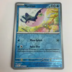 Mantine 40/191 Surging Sparks Reverse Holo Common Pokemon Light Play+ - Image 3