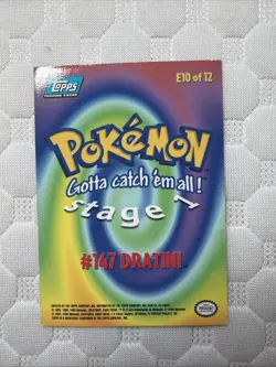 Dratini - E10/E12 - 1999 Topps Pokemon The First Movie - #147 - Image 2