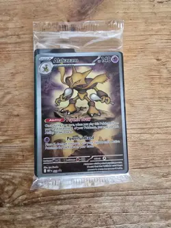 Mega Evolution - Alakazam 009 Black Star Promo - Sealed - Pokemon TCG - Image 2