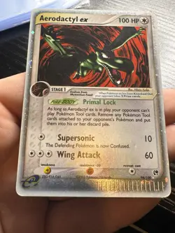 Aerodactyl ex 94/100 Sandstorm Ultra Rare Holo Pokemon Card - Image 3