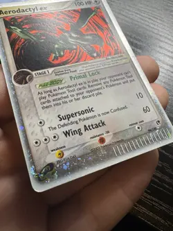 Aerodactyl ex 94/100 Sandstorm Ultra Rare Holo Pokemon Card - Image 4