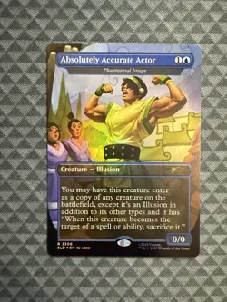 MTG Absolutely Accurate Actor #2306 Rainbow Foil R Secret Lair Drop Series (SLD) - Image 1
