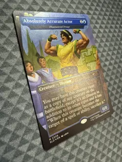 MTG Absolutely Accurate Actor #2306 Rainbow Foil R Secret Lair Drop Series (SLD) - Image 2