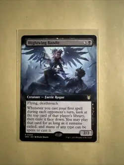 MTG Blightwing Bandit WOC 0049 R NM Regular Extended Art - Image 2