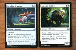 Set of 12 Ixalan Dinosaur Creatures *NM* MTG Commander Dinosaur Deck Building - Image 4