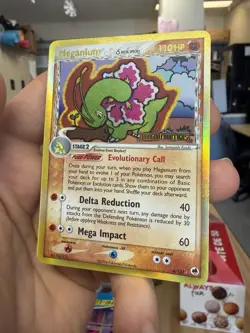 Meganium Delta Species 4/101 EX Dragon Frontiers Pokemon TCG Reverse Holo MP - Image 4
