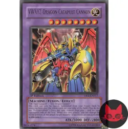 Yugioh VWXYZ-Dragon Catapult Cannon DP2-EN017 Rare 1st Edition NM - Image 1