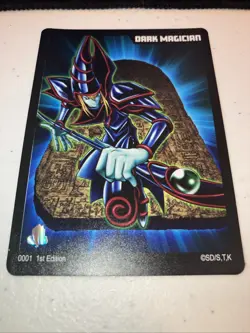 Dark Magician Yu-Gi-Oh! Pin Club Sticker Trading Card 1st Edition - Image 4