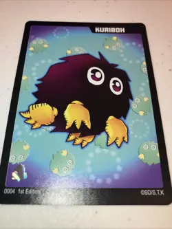 Kuriboh Yu-Gi-Oh! Pin Club Sticker Trading Card 1st Edition - Image 4