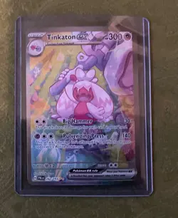 Tinkaton EX 262/193 Special Illustration Rare Paldea Evolved Pokemon Card - Image 1