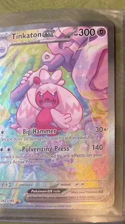 Tinkaton EX 262/193 Special Illustration Rare Paldea Evolved Pokemon Card - Image 5