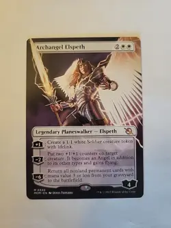 MTG - Archangel Elspeth (Borderless) March of the Machine - Mythic - Image 2