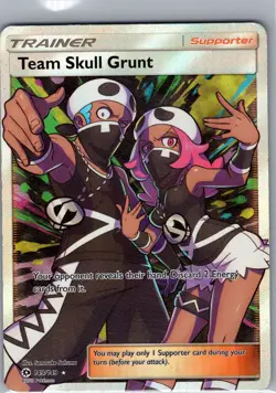 Team Skull Grunt 149/149 SM Base Set - Pokemon Card - LP - Image 1