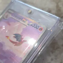 Pokemon Charizard ex 199/165 Scarlet & Violet 151 Full Art Holo 330 HP Rare Card - Image 3