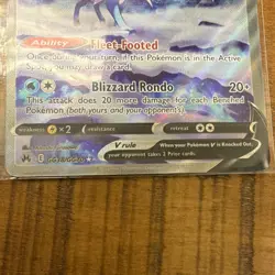 Pokemon TCG Suicune V GG38/GG70 Crown Zenith Galarian Gallery Holo HP 210 - Image 4