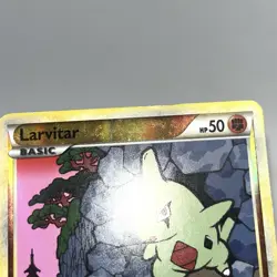 Larvitar 50/95 & 51/95 HGSS Unleashed Reverse Holo X2 Pokemon TCG - Image 4